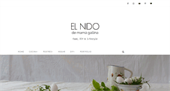 Desktop Screenshot of elnidodemamagallina.com
